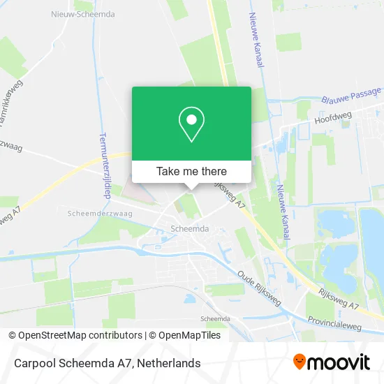 Carpool Scheemda A7 map