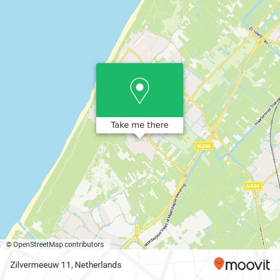 Zilvermeeuw 11, 2201 XC Noordwijk-Binnen map