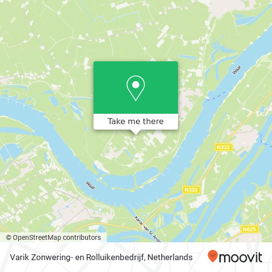 Varik Zonwering- en Rolluikenbedrijf, Gerestraat 7 map