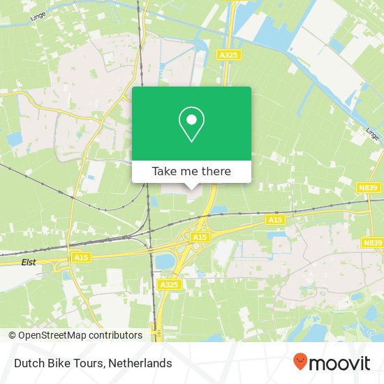 Dutch Bike Tours, Marithaime 13B Karte