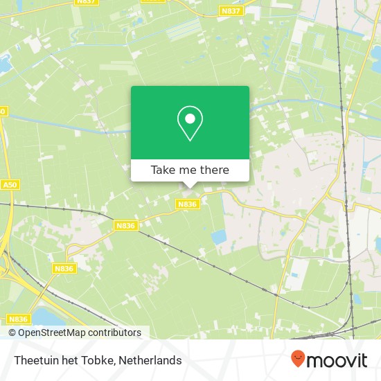 Theetuin het Tobke, Tobbenhofsestraat 3A Karte