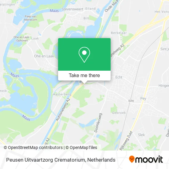 Peusen Uitvaartzorg Crematorium map