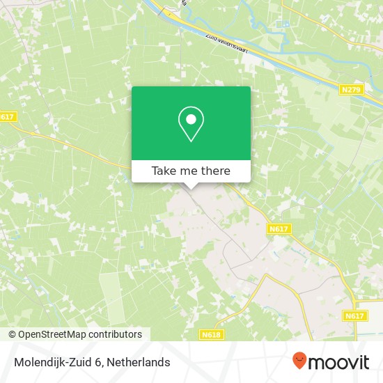 Molendijk-Zuid 6, 5482 WZ Schijndel Karte