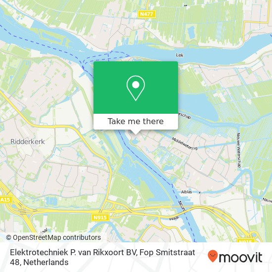 Elektrotechniek P. van Rikxoort BV, Fop Smitstraat 48 map