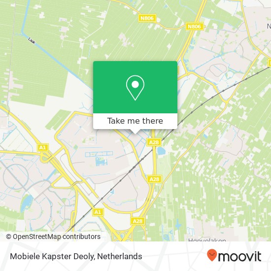 Mobiele Kapster Deoly, Katwoudestraat 9 map