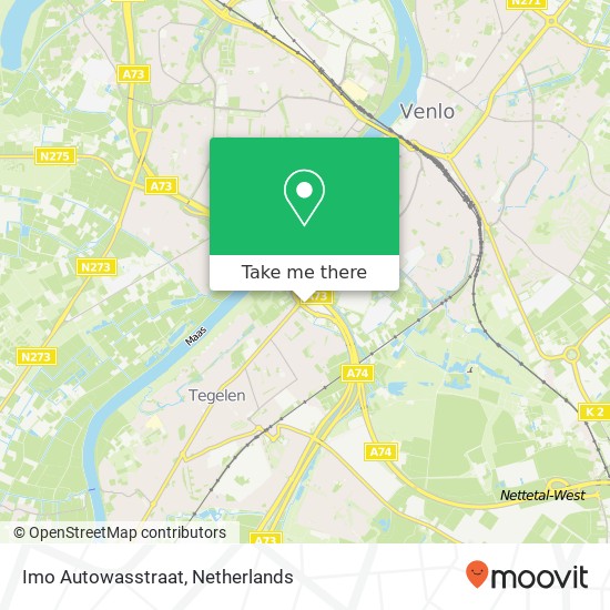 Imo Autowasstraat, Ariënsstraat 90 map