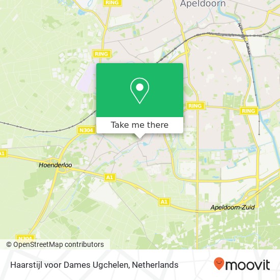 Haarstijl voor Dames Ugchelen, Ugchelseweg 52A map