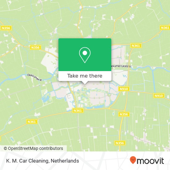 K. M. Car Cleaning, Woudweg 103 map