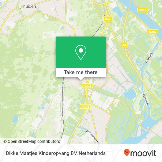 Dikke Maatjes Kinderopvang BV, Kerkweg 8 map