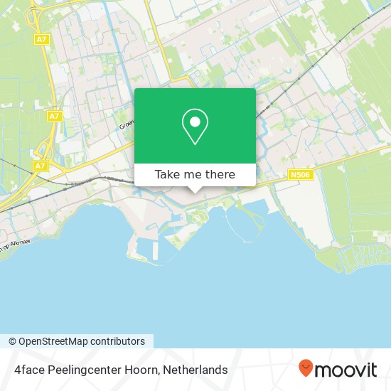 4face Peelingcenter Hoorn, Sonckstraat 19 map