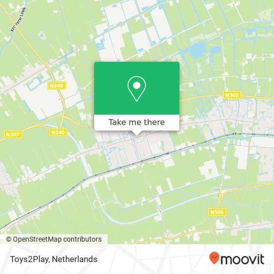 Toys2Play, Streekweg 267 map