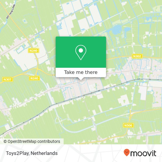 Toys2Play, Streekweg 267 Karte