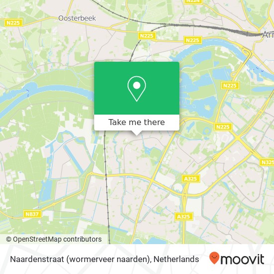 Naardenstraat (wormerveer naarden), 6843 AL Arnhem Karte