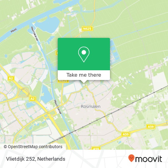 Vlietdijk 252, 5245 RG Rosmalen map