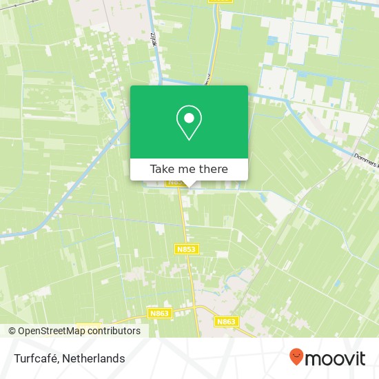 Turfcafé, Kanaalweg 16 map