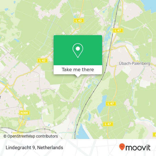 Lindegracht 9, 6374 LN Landgraaf Karte