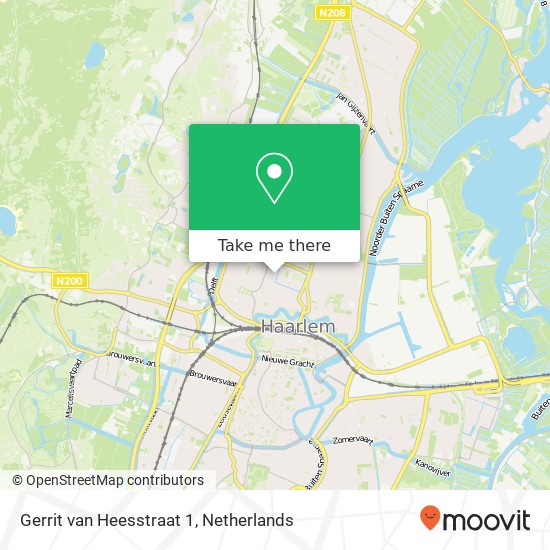 Gerrit van Heesstraat 1, 2023 EL Haarlem map