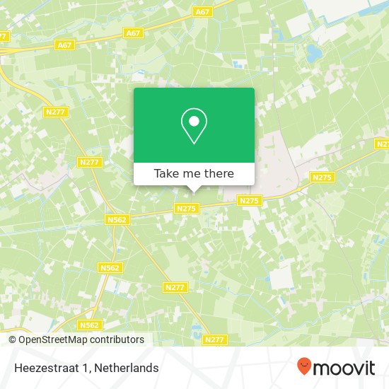 Heezestraat 1, 5993 NM Maasbree map