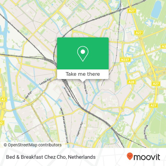 Bed & Breakfast Chez Cho, Haverstraat 8 map