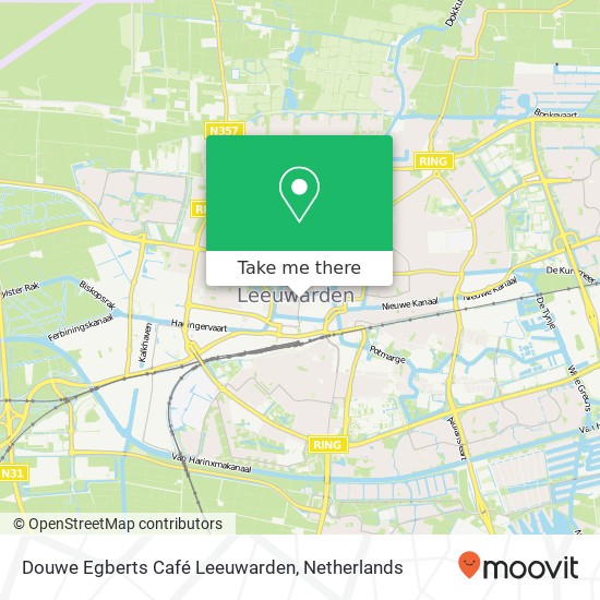 Douwe Egberts Café Leeuwarden, Ruiterskwartier 111 map