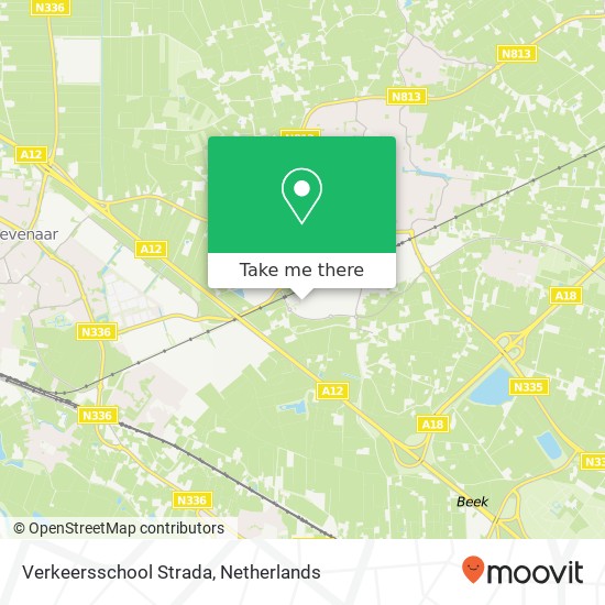 Verkeersschool Strada, Heeckerenhof map