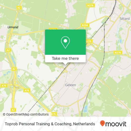 Toprob Personal Training & Coaching, Borrekuilstraat 13 map