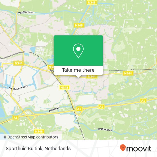 Sporthuis Buitink, Flora 243 map