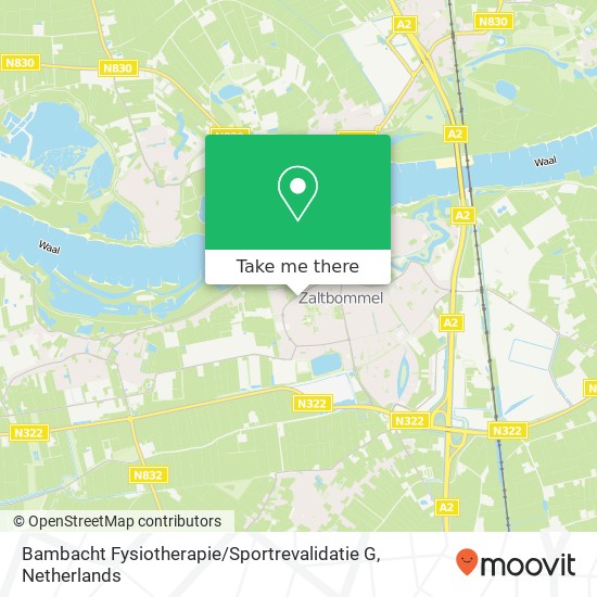 Bambacht Fysiotherapie / Sportrevalidatie G, Kloosterwiel 31 map