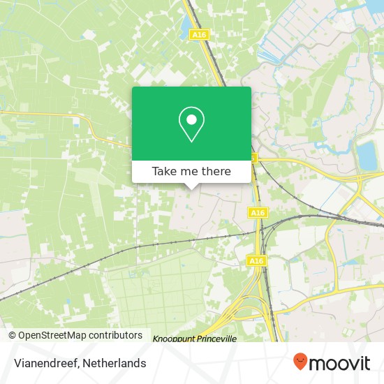 Vianendreef, Vianendreef, 4841 Prinsenbeek, Nederland Karte