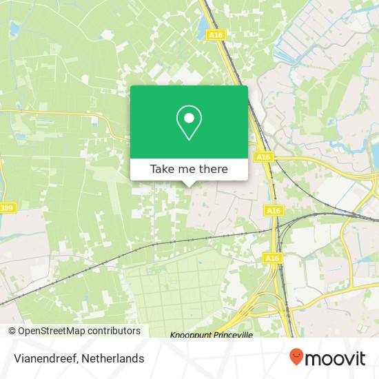 Vianendreef, Vianendreef, 4841 Prinsenbeek, Nederland Karte