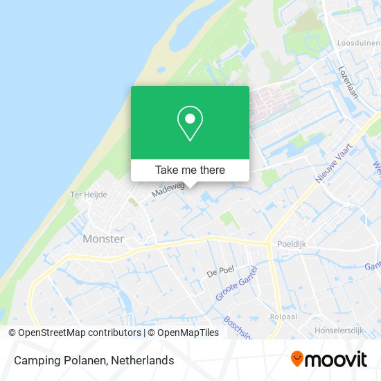 Camping Polanen map