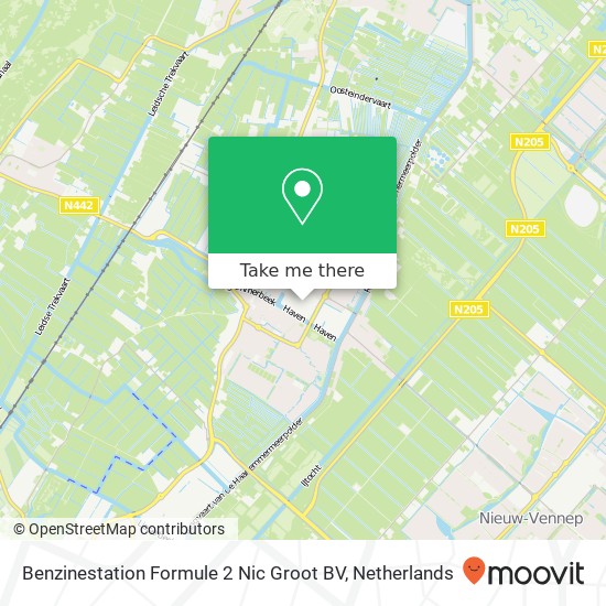 Benzinestation Formule 2 Nic Groot BV, Marconistraat 15 Karte