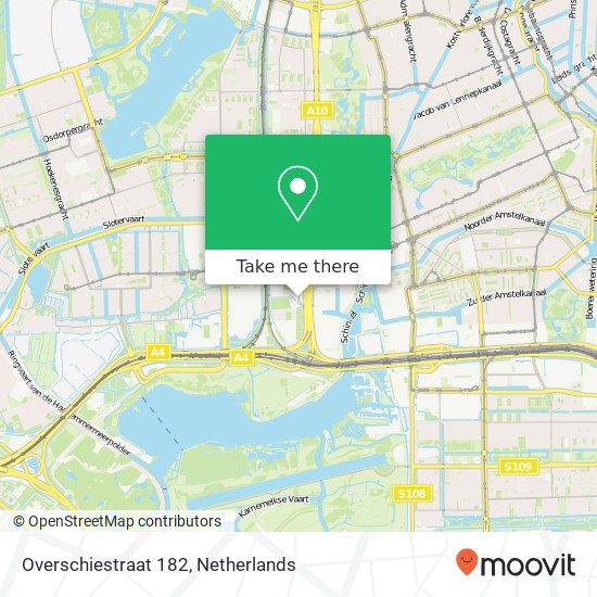 Overschiestraat 182, 1062 XK Amsterdam map