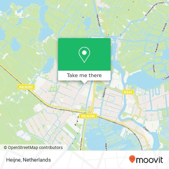 Heijne, Noorderhoofdstraat 161 Karte