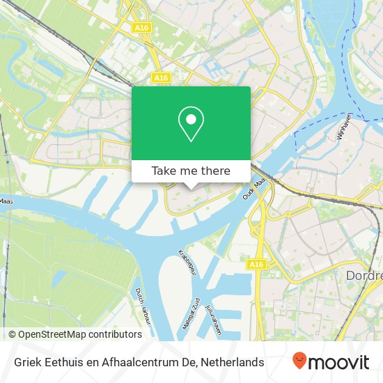 Griek Eethuis en Afhaalcentrum De, Frits Vogelstraat 2 Karte