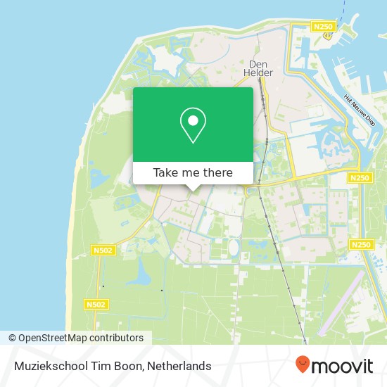 Muziekschool Tim Boon, Texelstroomlaan 5 Karte