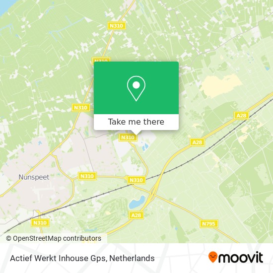 Actief Werkt Inhouse Gps map