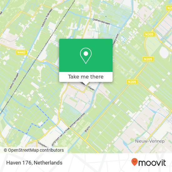 Haven 176, Haven 176, 2182 JV Hillegom, Nederland map