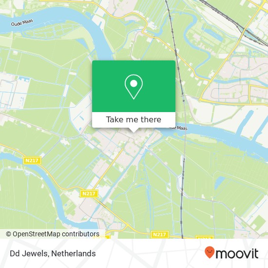 Dd Jewels, Oranjeplein 6 map