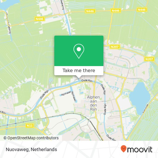 Nuovaweg, 2401 Alphen aan den Rijn map