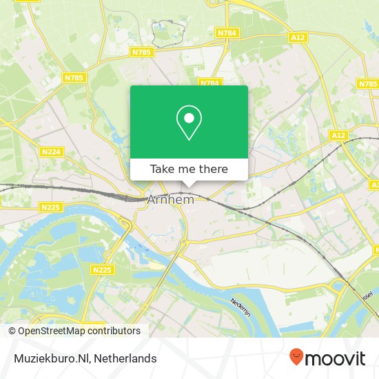 Muziekburo.Nl, Klarendalseweg 523 map