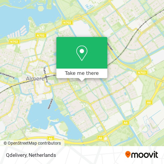 Qdelivery map