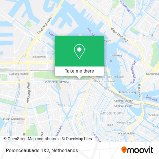 Polonceaukade 1&2 map