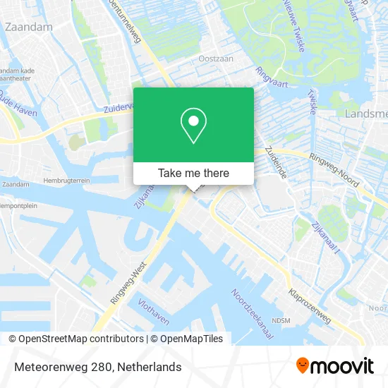 Meteorenweg 280 map