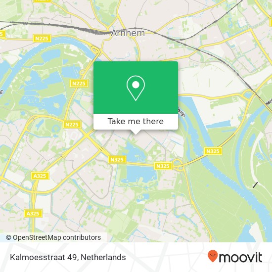 Kalmoesstraat 49, 6832 EJ Arnhem map