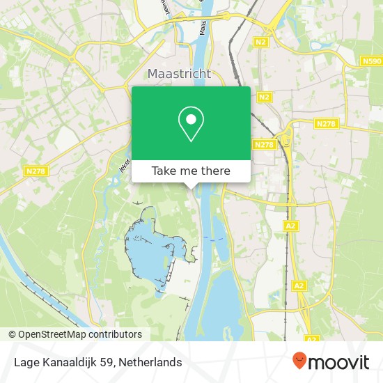 Lage Kanaaldijk 59, 6212 AH Maastricht map