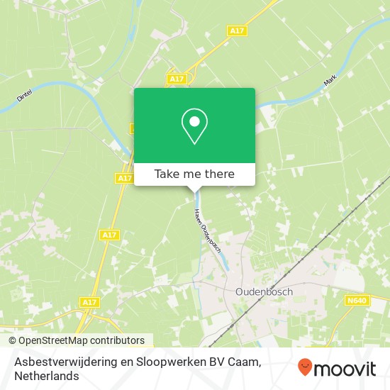 Asbestverwijdering en Sloopwerken BV Caam, Standdaarbuitensedijk 3 Karte