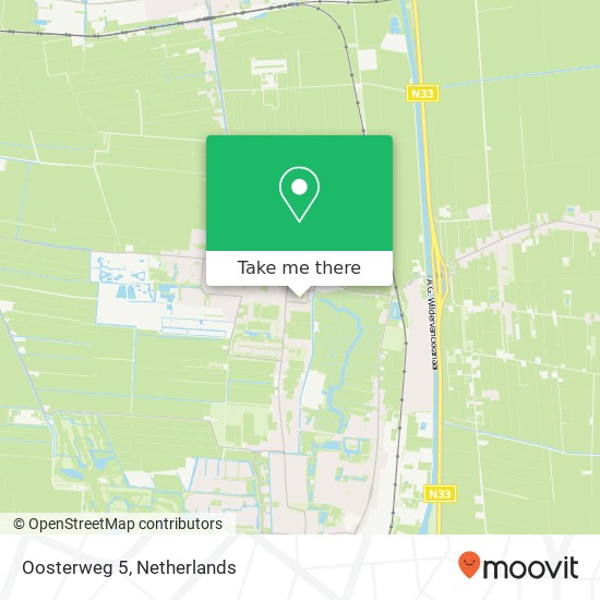 Oosterweg 5, 9649 JV Muntendam Karte