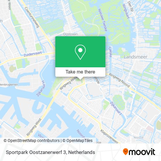 Sportpark Oostzanerwerf 3 map