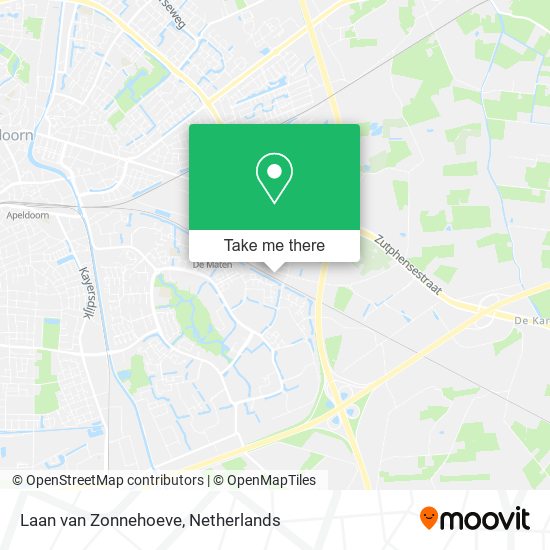 Laan van Zonnehoeve Karte